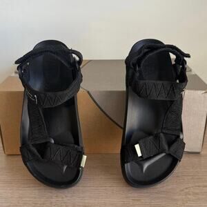 Zara Kids Black Gladiator Strap Sandals- SZ Eur 32/ US 1